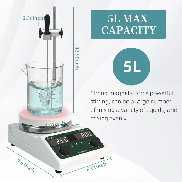 LHS-300 Magnetic Stirrer Hot Plate with Probe