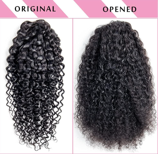 Kinky Curly Ponytail Extension