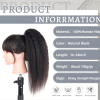 Kinky Straight Ponytail Extensions