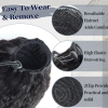 Kinky Straight Ponytail Extensions