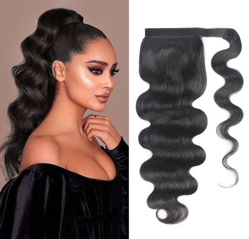 Body Wave Ponytail Extension Human Hair